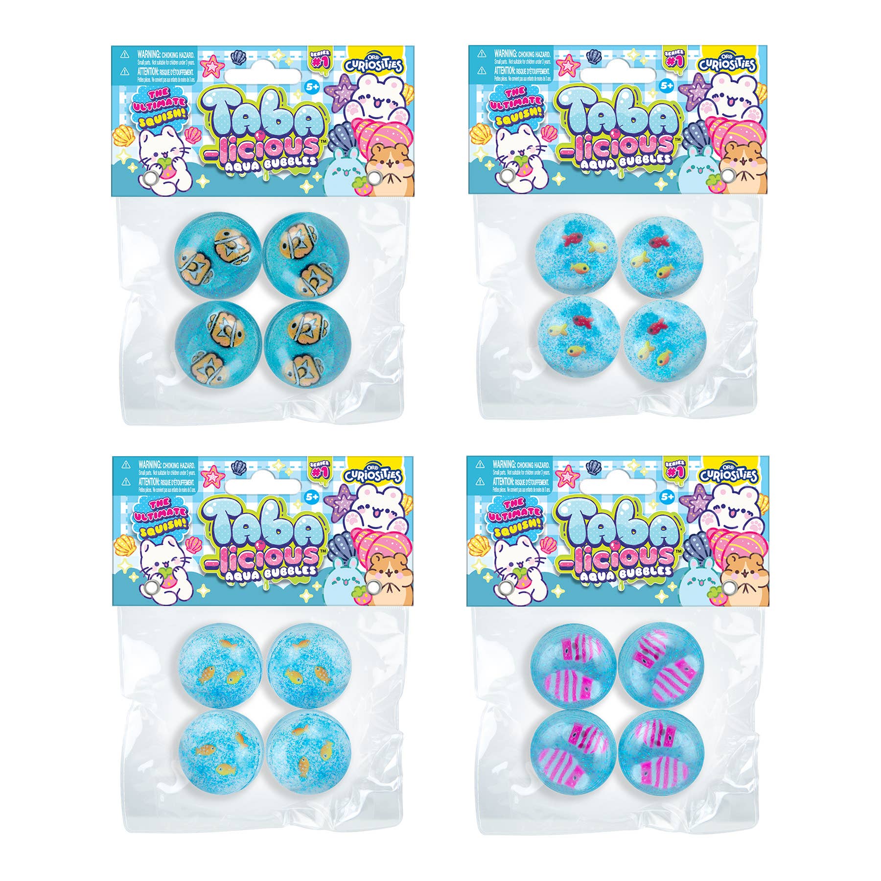 ORB Curiosities Taba-licious™ Aqua Bubbles Squishy Sensory Toy - Assorted
