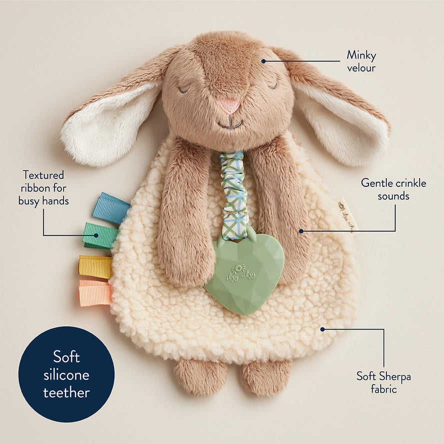 Itzy Ritzy Itzy Friends Lovey™ Billie Bunny Plush Teether Toy