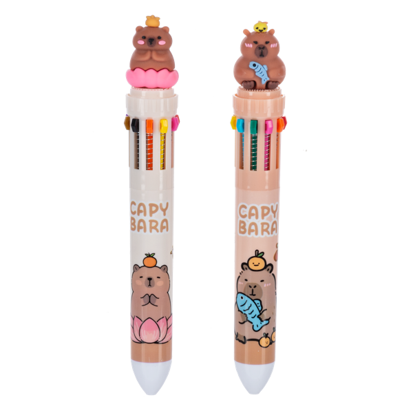Capybara Multi Color Novelty Pen - Assorted