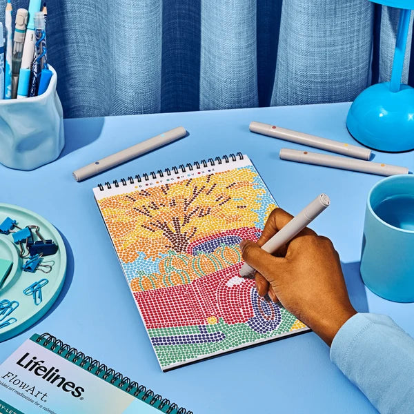 Lifelines FlowArt Dot-By-Letter - Pastures & Pumpkins - Meditative Art