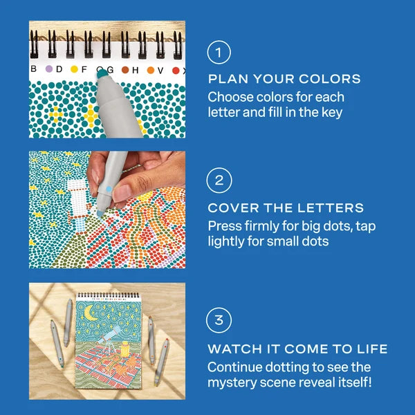 Lifelines FlowArt Dot-By-Letter - Sweater Weather - Meditative Art