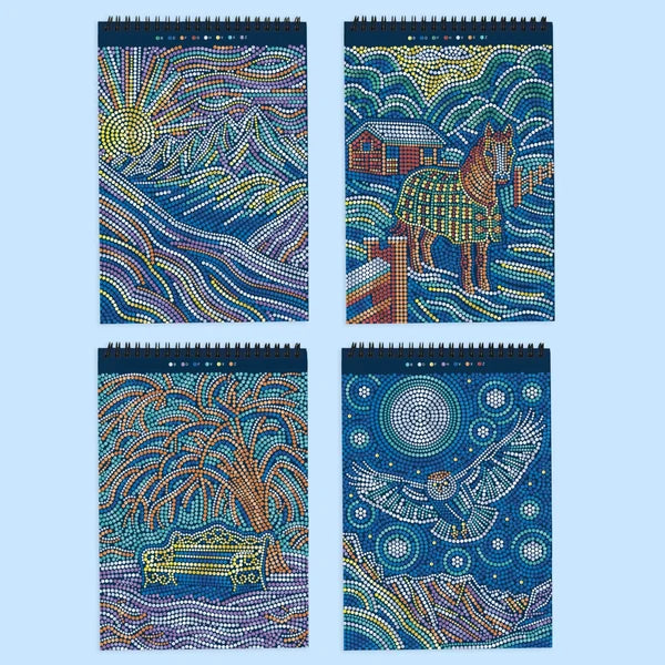 Lifelines FlowArt Dot-By-Letter - Winter's Glow - Holiday Meditative Art