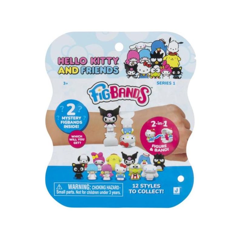 Hello Kitty Fig Bands Series 1 - One Mystery Bag - Owl & Goose Gifts