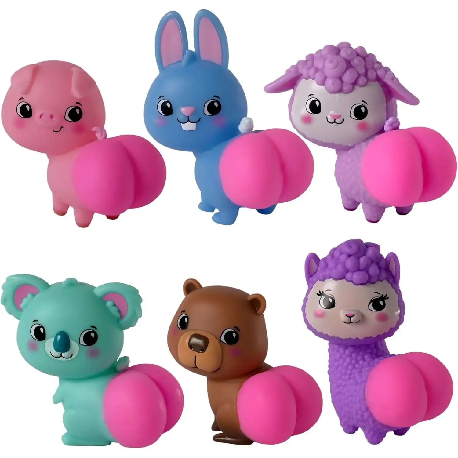 Squishy Tushy 3 Inch Mystery Squishy Animal Figure Blind Box