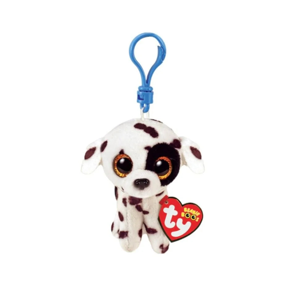 Ty Beanie Boos 3 Inch Luther the Spotted Dog Plush Clip