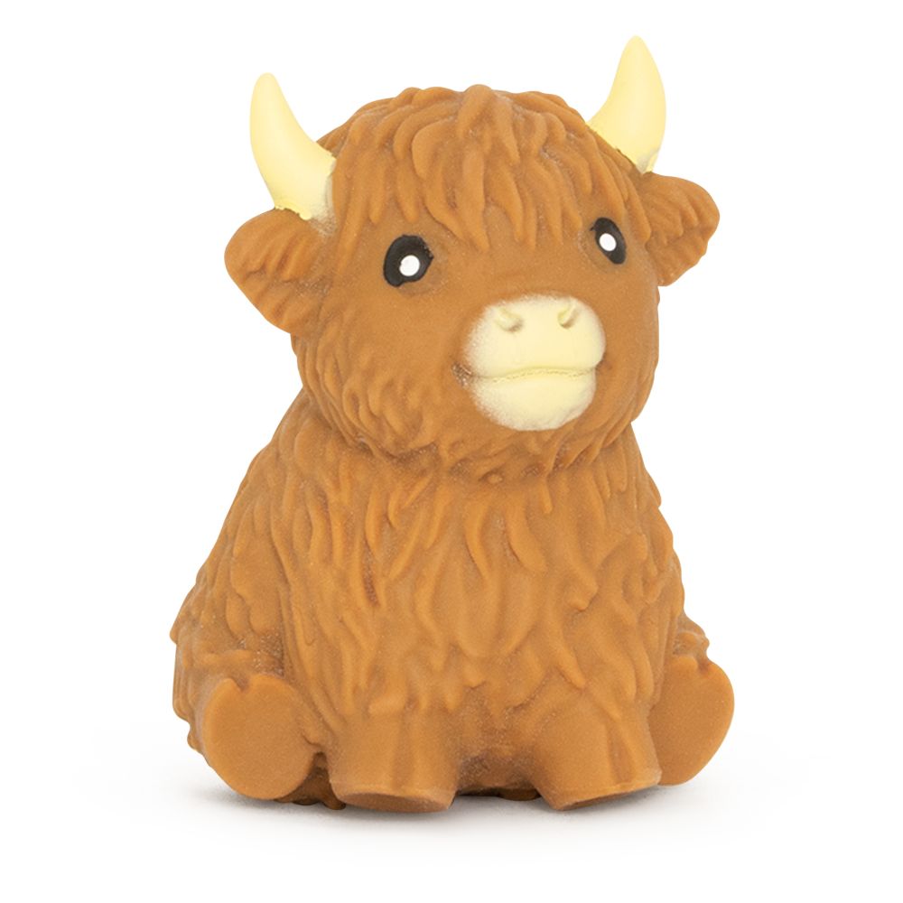 Keycraft 3 Inch Squishy Highland Cow Sensory Fidget Toy - Assorted