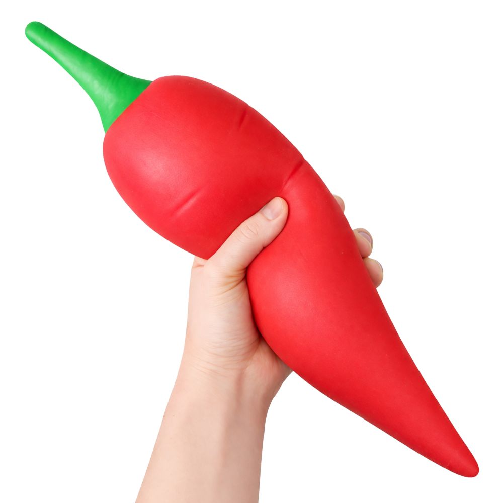 Keycraft 14 Inch Big Squij Chili Pepper Jumbo Squishy Sensory Fidget Toy