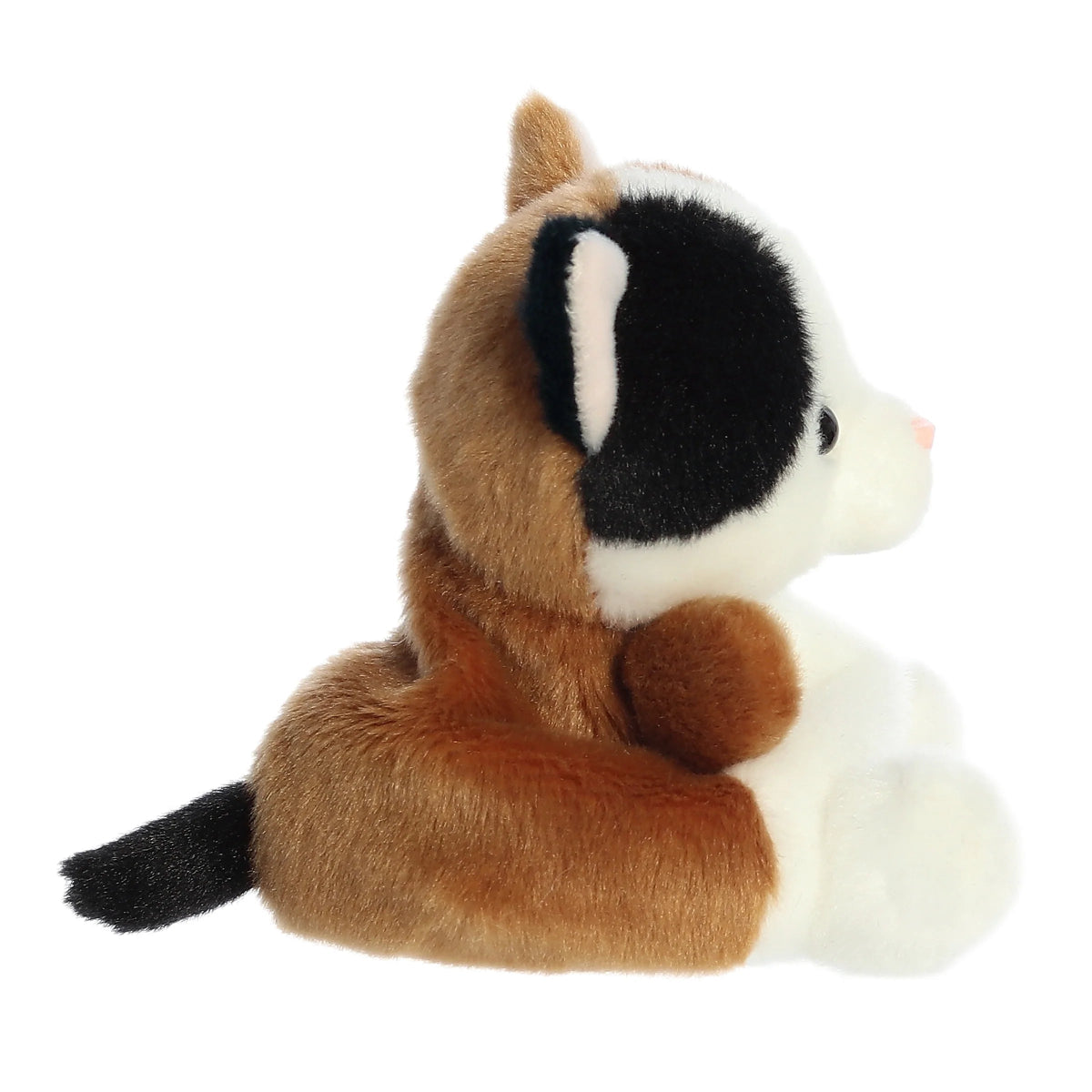 Palm Pals 5 Inch Peebs the Calico Cat Plush Toy - Owl & Goose Gifts