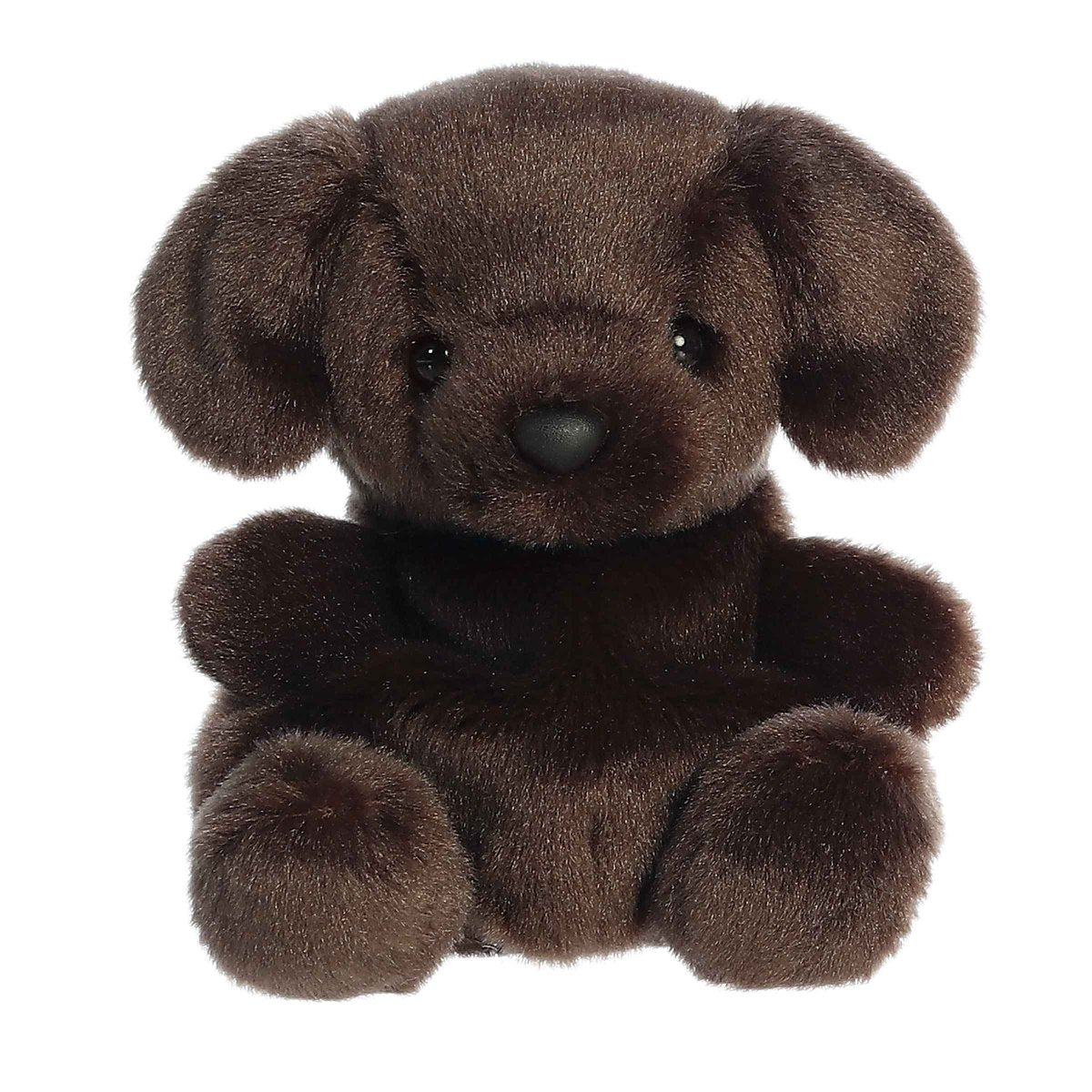 Palm Pals 5 Inch Sienna the Chocolate Lab Plush Toy - Owl & Goose Gifts