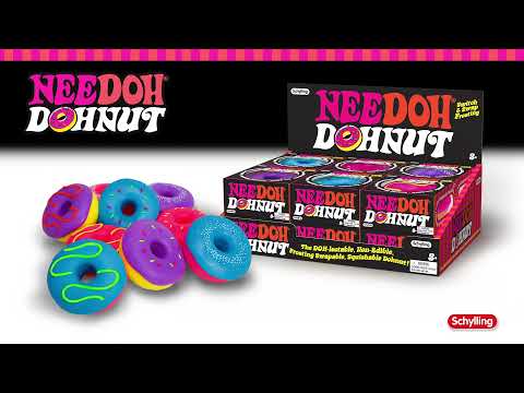 Nee Doh Dohnut 3 Inch Squish Ball Fidget Toy