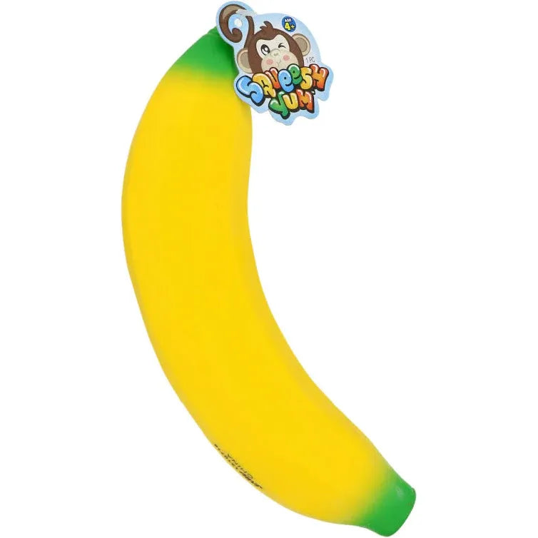 Ja-Ru Squeesh Buy Nay Nay 8.5 Inch Banana Squishy Sensory Toy