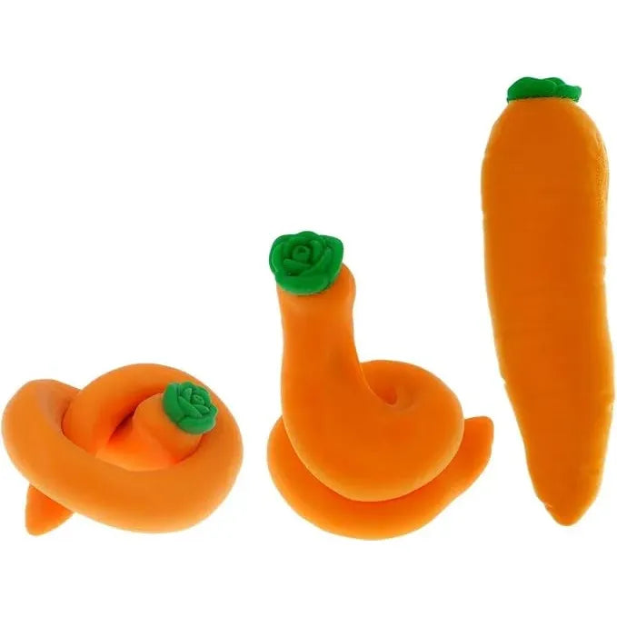 Ja-Ru Squeesh Yum 7 Inch Kray Zee Karrot Sand Filled Squishy Sensory Toy