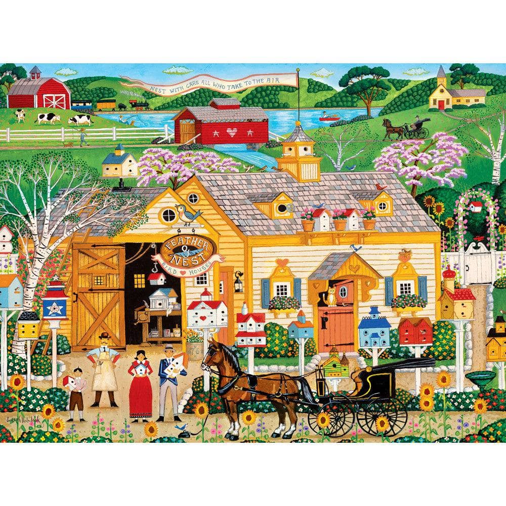 MasterPieces Town & Country Feather and Nest - 300 Piece EZ Grip Jigsaw Puzzle