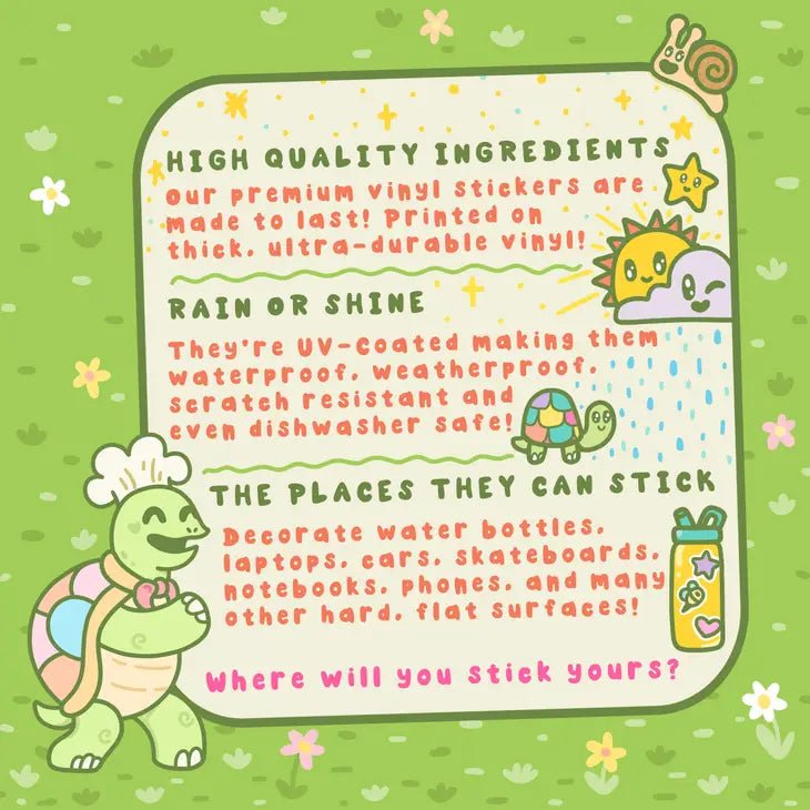 Turtle's Soup Meowdy Vinyl Sticker - Owl & Goose Gifts