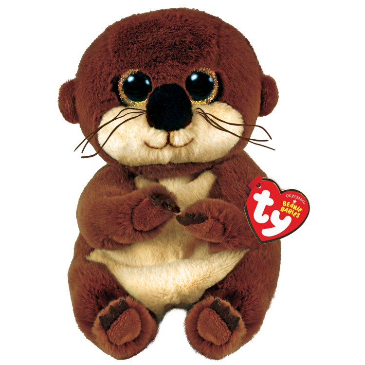 Ty Beanie Bellies 8 Inch Mitch the Otter Plush Toy - Owl & Goose Gifts