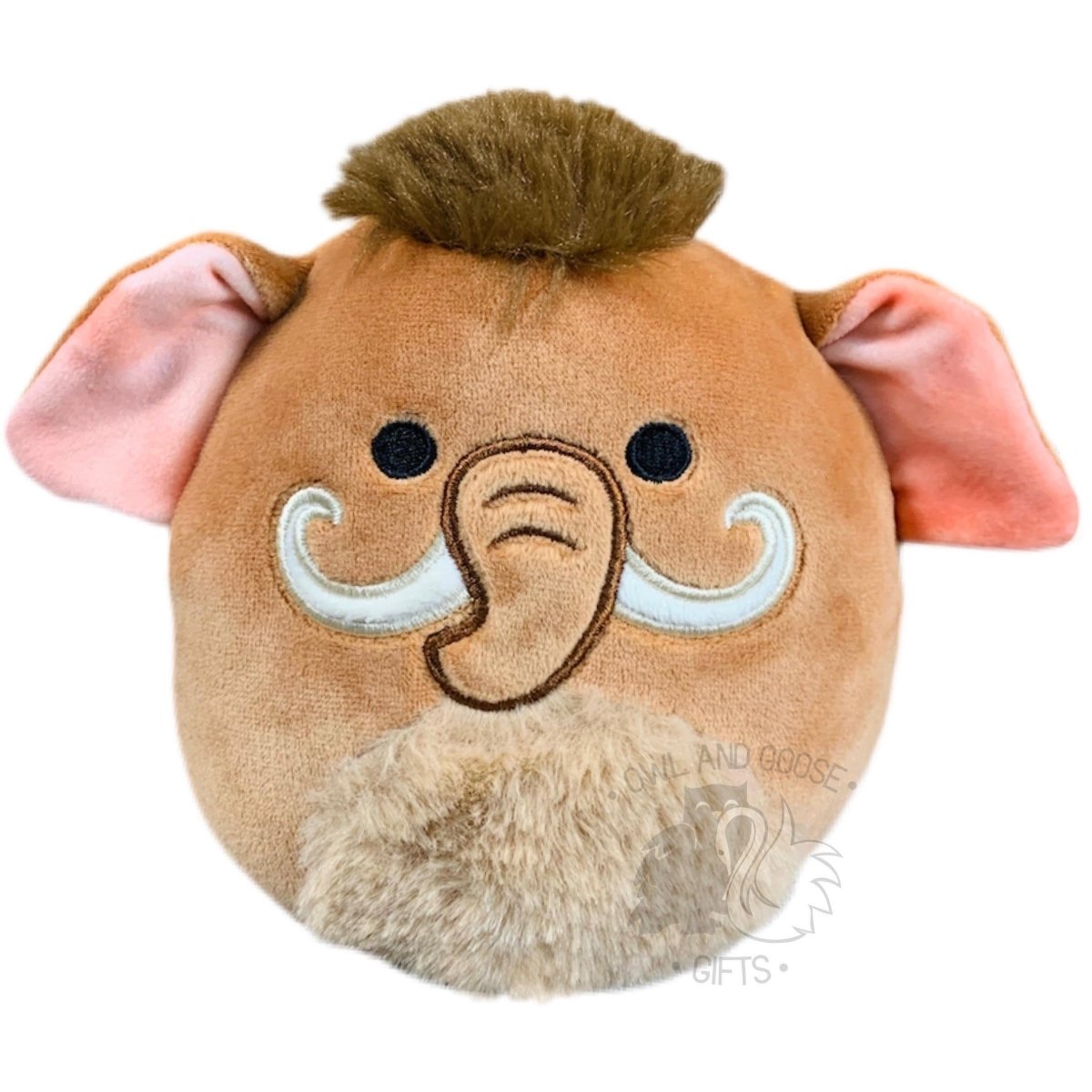 Squishmallow 5 Inch Chienda the Wooly Mammoth Plush Toy - Owl & Goose Gifts