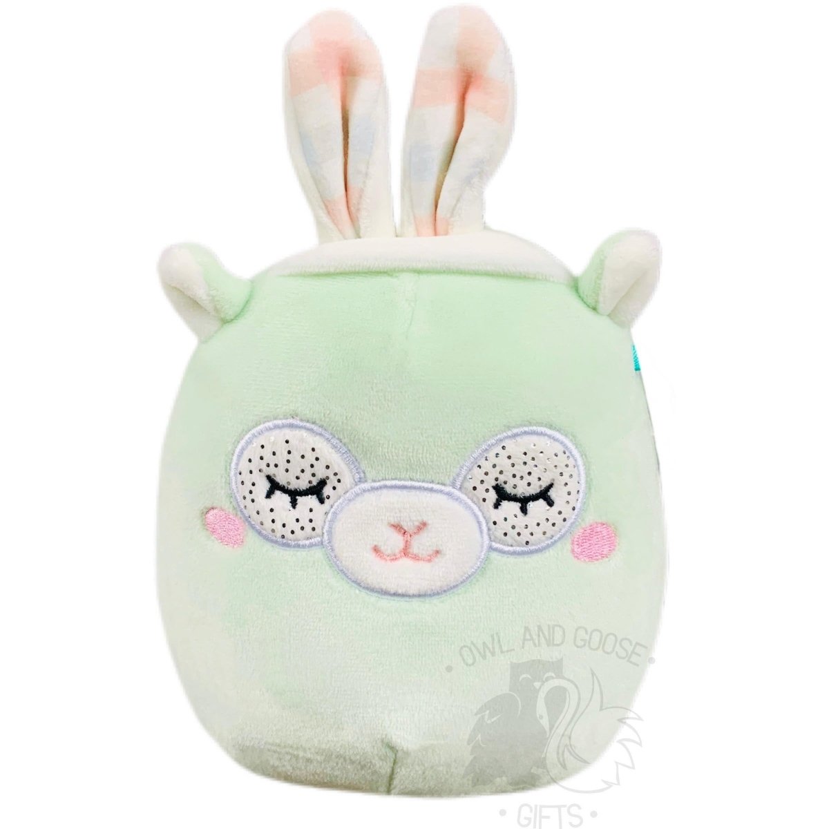 Squishmallow 5 Inch Miley the Llama with Ears Easter Plush Toy - Owl & Goose Gifts