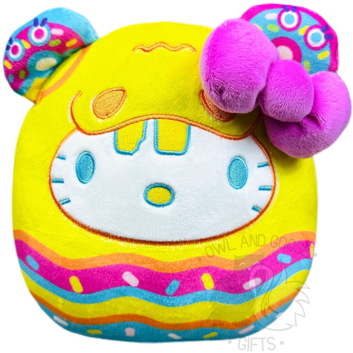 Squishmallow 8 Inch Sanrio Haiju Hello Kitty Plush Toy - Owl & Goose Gifts