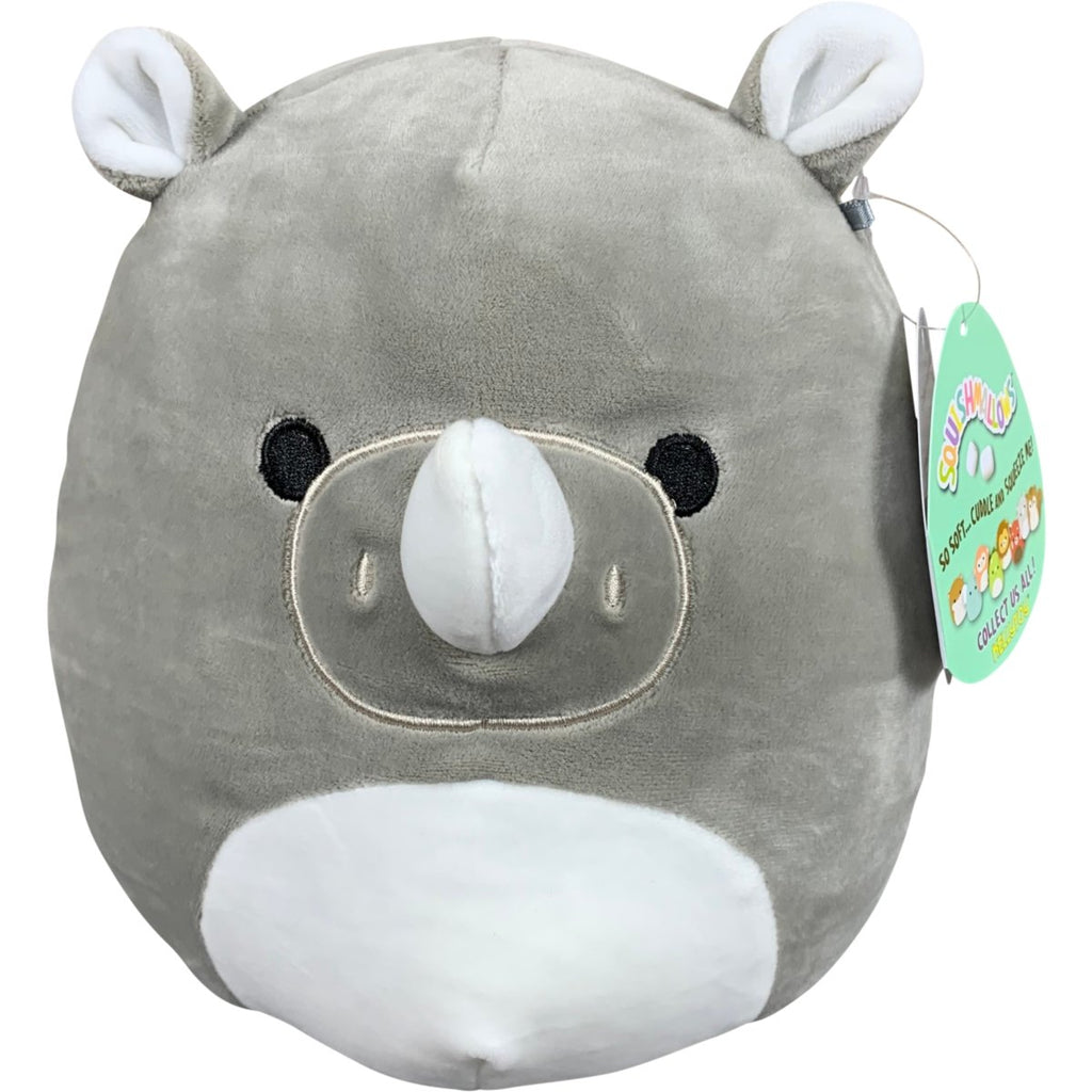 Squishmallow 8 Inch Irving the Rhinoceros Plush Toy - Owl & Goose Gifts