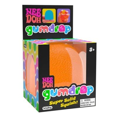 Nee Doh GumDrop 2.5 Inch Squish Ball Fidget Toy - Owl & Goose Gifts
