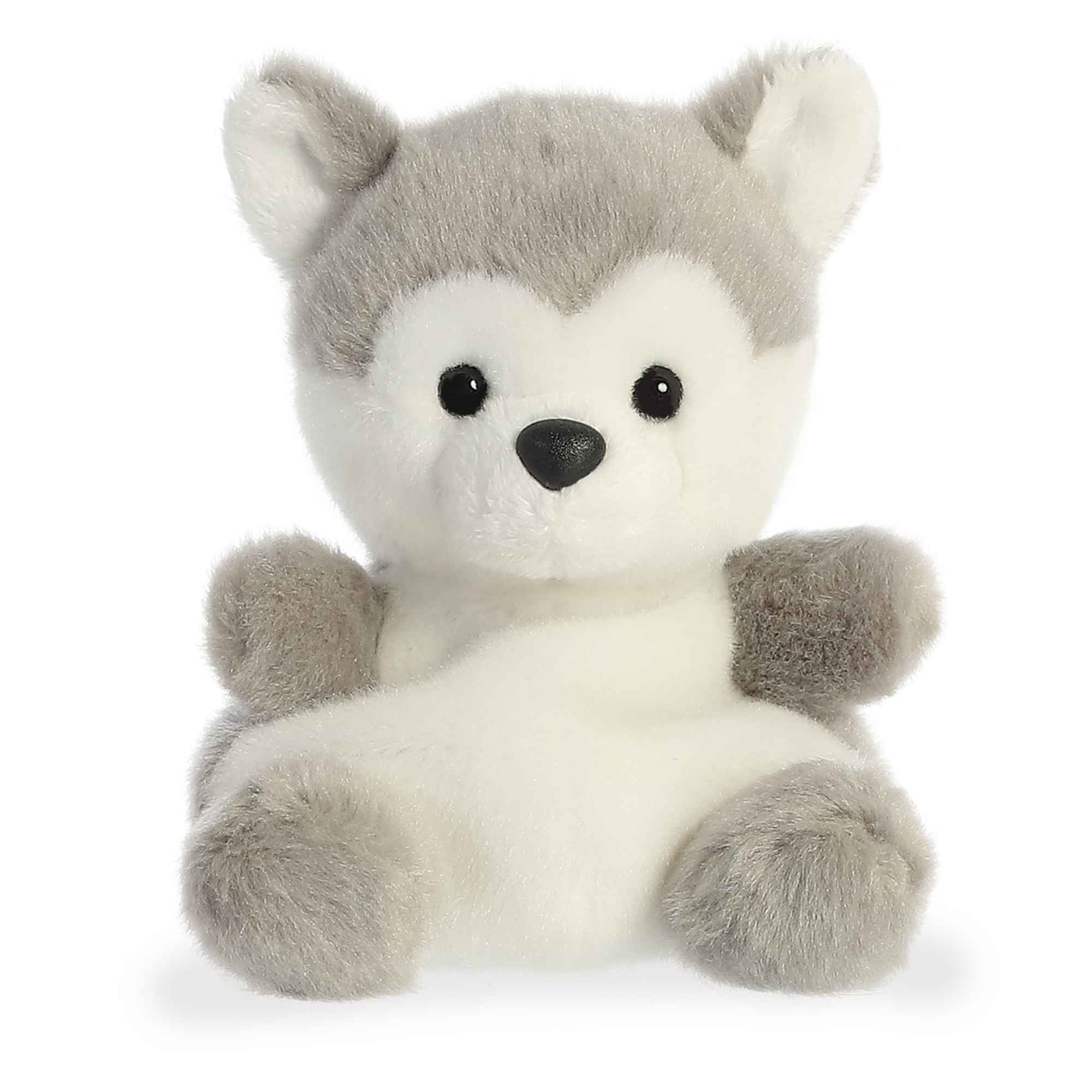 Palm Pals 5 Inch Busky the Husky Plush Toy - Owl & Goose Gifts