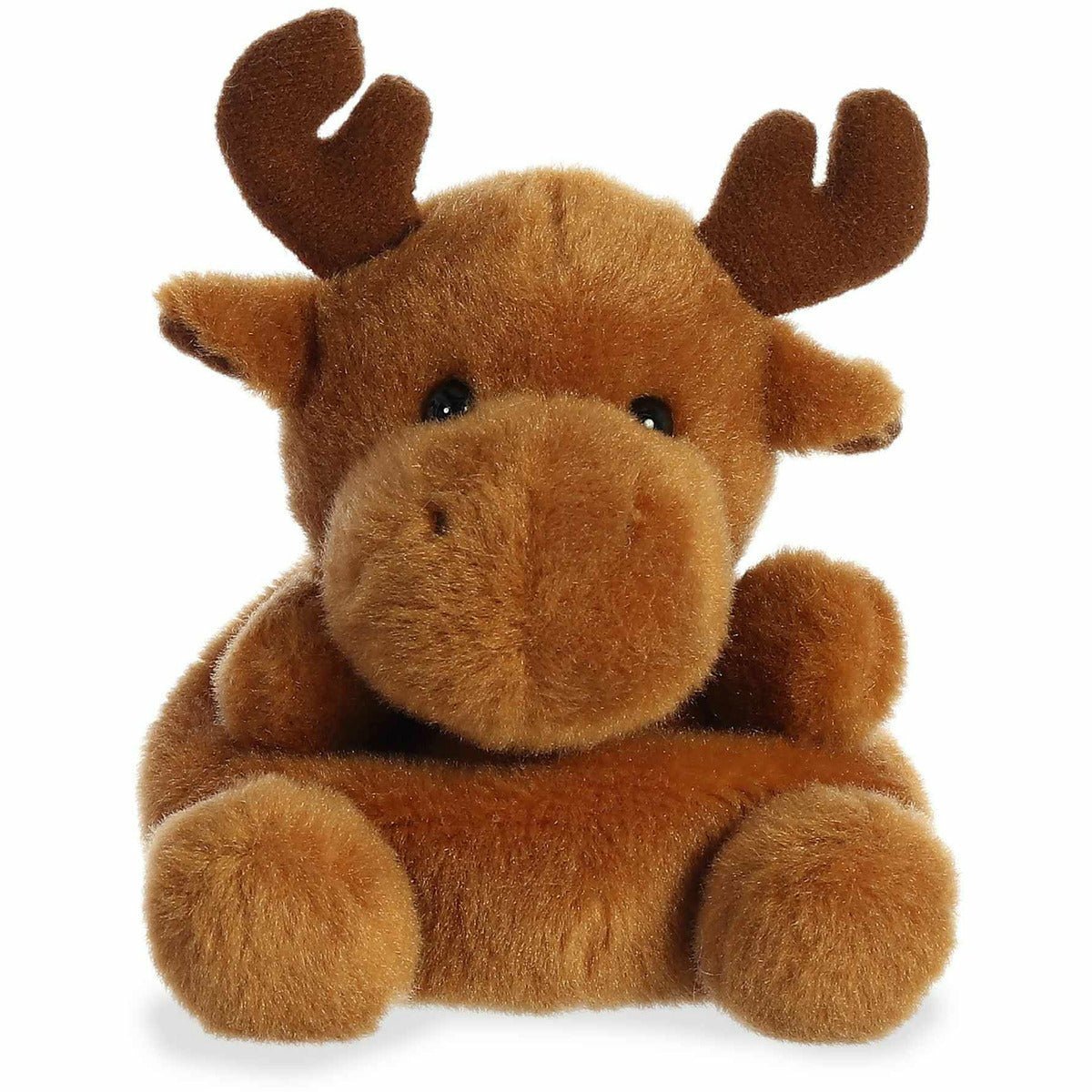 Palm Pals 5 Inch Cinnamon the Moose Plush Toy - Owl & Goose Gifts