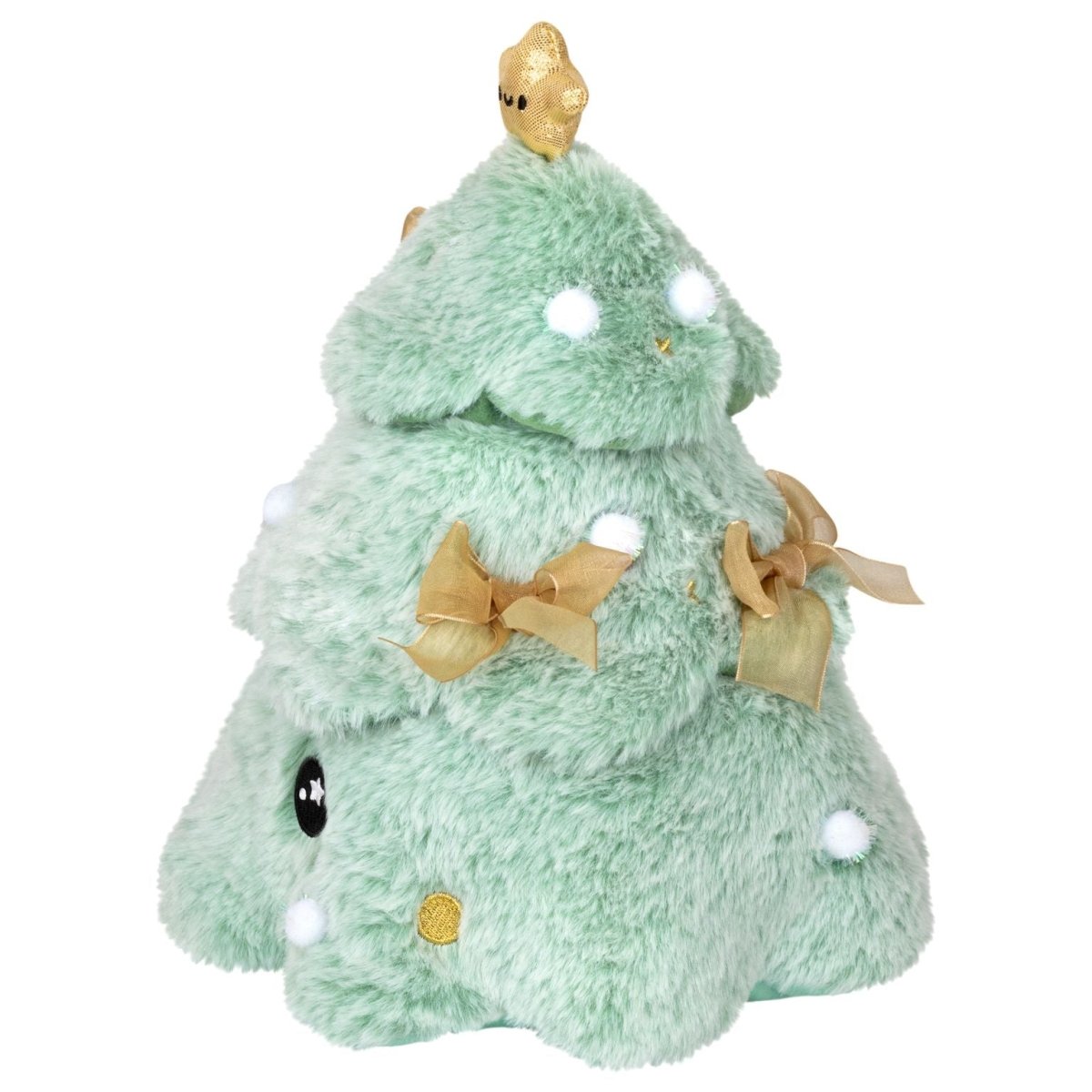 Squishable 7 Inch Mini Flocked Christmas Tree Plush Toy - Owl & Goose Gifts