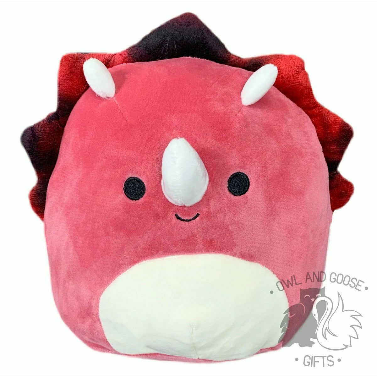 Squishmallow 8 Inch Tristan the Red Plush Toy - Owl & Goose Gifts