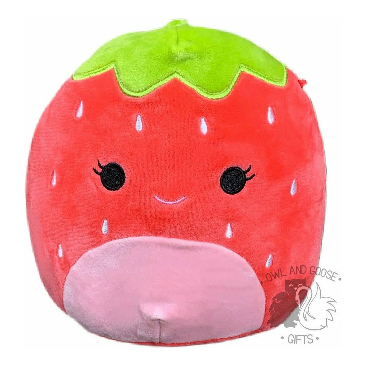 Squishmallow Strawberry - Scarlet 8 inch - Owl & Goose Gifts