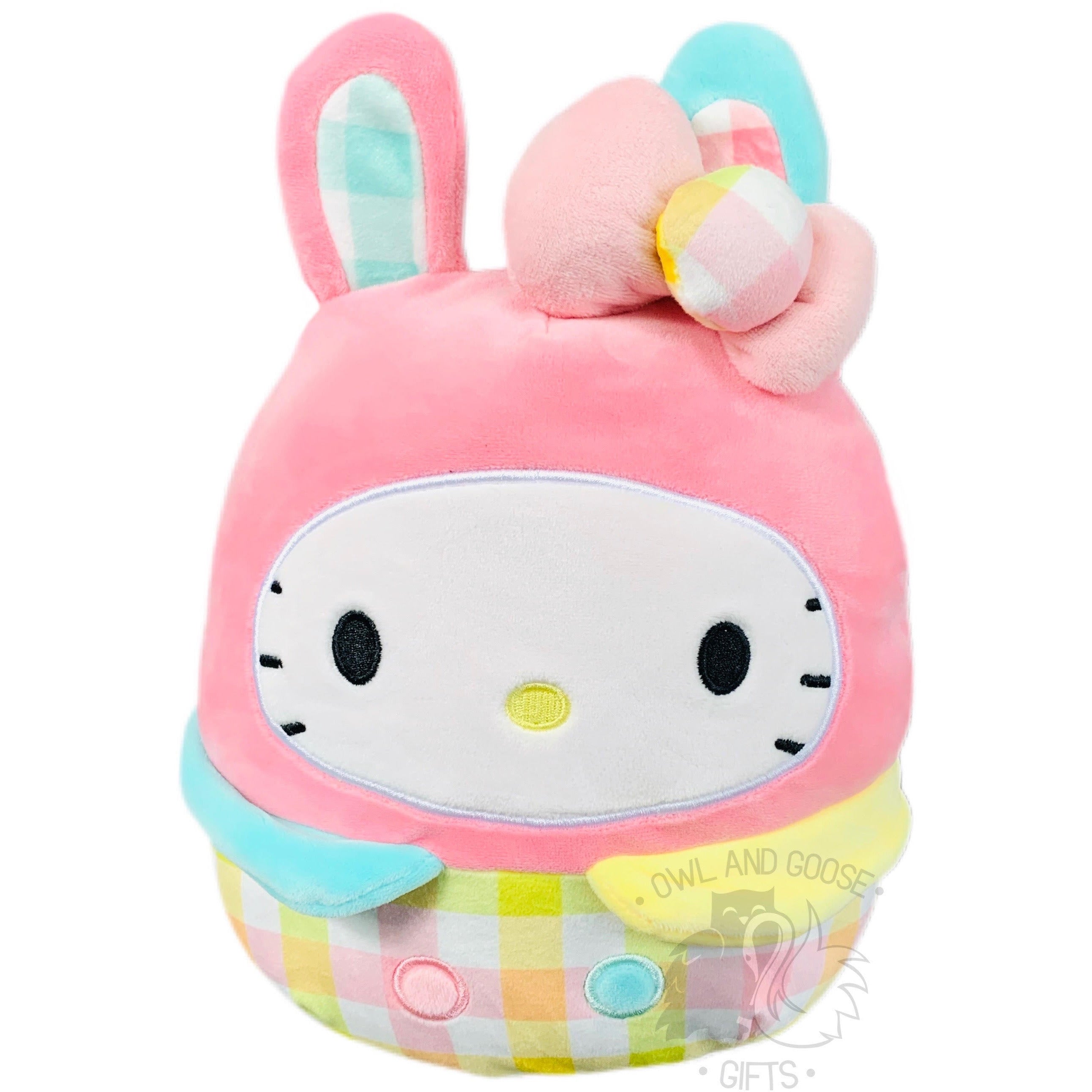 Squishmallow 8 Inch Sanrio Hello Kitty Dressed as Bunny Easter Plush Toy *FINAL SALE*